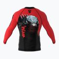 Rashguard longsleeve pentru bărbați SMMASH Zilla roșu 2