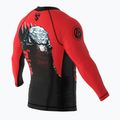 Rashguard longsleeve pentru bărbați SMMASH Zilla roșu 6