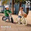 Bicicletă de echilibru Kinderkraft Rapid 2 savanah green 13