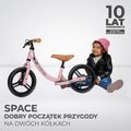 Kinderkraft bicicletă de cross-country Space roz închis 10