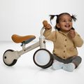 Bicicletă  de echilibru cu 3 roți Kinderkraft Cutie light beige 8