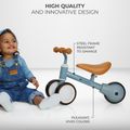 Bicicletă  de echilibru cu 3 roți Kinderkraft Cutie pink 11