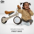 Bicicletă  de echilibru cu 3 roți Kinderkraft Cutie pink 12