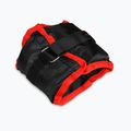 Bushido gleznă și încheietura mâinii greutăți 2x1 kg negru/roșu OB1 2