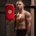 Bushido PAO scut de antrenament din piele naturală Bushido PAO roșu Ars-1201a 4