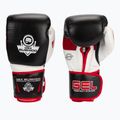 Mănuși de box cu gel din piele naturală Bushido, negru, B-2v11a-12oz 3