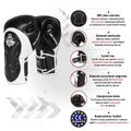 Mănuși de box cu sistem Wrist Protect Bushido, negru, Bb4-12oz 8