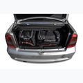 KJUST set geantă portbagaj Opel Astra Convertible 2001-2006 4 buc negru. 12