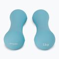 Set gantere Spokey Bone 2buc. albastru 926520 3