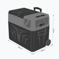 Frigider turistic Yolco BCX40 negru-gri 17