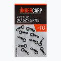UNDERCARP crap pivotant crap pentru schimbarea rapidă a cârligului negru UC411 negru