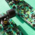 Fish Skateboards Print Camo verde FS-FB-CAM-BLA-BLA skateboard 11