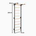 Scară de gimnastică RINAGYM Steel Pure graphit 12