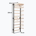 Scară de gimnastică RINAGYM Steel Kom 2 graphit/white 14