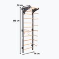 Scară de gimnastică RINAGYM Steel Kom 2 graphit 6