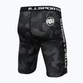 Pantaloni scurți de compresie pentru bărbați Pitbull West Coast Shorts Dillard grey camo 2