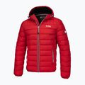 Jachetă de iarnă pentru bărbați Pitbull West Coast Padded Hooded Seacoast roșu cu glugă pentru bărbați 3