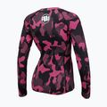 Rashguard pentru femei cu mânecă lungă Pitbull West Coast L-S Rash Dillard pink camo 2