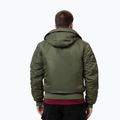 Geacă pentru bărbați Pitbull Sherpa Hooded Bomber olive 3