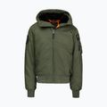 Geacă pentru bărbați Pitbull Sherpa Hooded Bomber olive 5