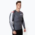 Bărbați Rashguard cu mânecă lungă Pitbull West Coast Rash L-S Hilltop grey/melange