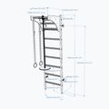 BenchK scara de gimnastică negru BK-211B+A076 3