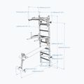 BenchK scara de gimnastică albă BK-233W 4