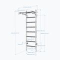 BenchK scara de gimnastică albă BK-221W 3