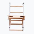 Scară de gimnastică BenchK 212W+A204 white matte/oak 2