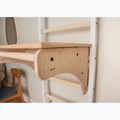 Scară de gimnastică BenchK 212W+A204 white matte/oak 14