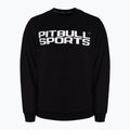 Hanorac pentru bărbați Pitbull West Coast Crewneck Fern black