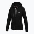 Hanorac pentru femei Pitbull West Coast Hooded Zip French Terry black