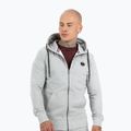 Hanorac pentru bărbați Pitbull West Coast Hooded Zip Small Logo F.Terry 220 grey/melange