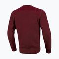 Hanorac pentru bărbați Pitbull West Coast Crewneck Classic Logo burgundy 7
