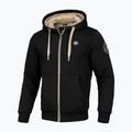 Bluză pentru bărbați Pitbull Zip Sherpa 2 Ruffin Hooded black 4