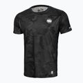Tricou pentru bărbați Pitbull West Coast Performance Mesh Net Camo All Black Camo black camo