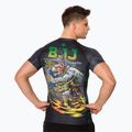 Rashguard pentru bărbați Pitbull West Coast Rash T-S Masters Of BJJ black 3