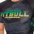 Rashguard pentru bărbați Pitbull West Coast Rash T-S Masters Of BJJ black 4