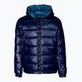 Jachetă pentru bărbați în jos Pitbull West Coast Quilted Hooded Shine dark navy