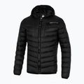 Jachetă pentru bărbați în jos Pitbull West Coast Royston Hooded Quilted black