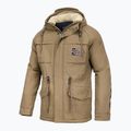 Jachetă de iarnă pentru bărbați Pitbull West Coast Gunner Hooded Parka dark sand 4