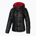 Jachetă pentru femei în jos Pitbull West Coast Shine Quilted Hooded black 4