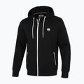 Bluză pentru bărbați Pitbull West Coast Hooded Zip Small Logo Terry Group black 3