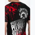 Rashguard pentru bărbați Pitbull West Coast Blood Dog 2 Rash black 4