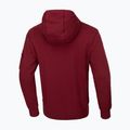 Hanorac pentru bărbați Pitbull West Coast Everts Hooded Zip burgundy 2