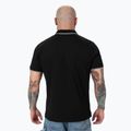 Tricou polo pentru bărbați Pitbull West Coast Polo Pique Stripes Regular black 3