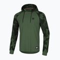 Hanorac pentru bărbați Pitbull West Coast Mercado Hooded Small Logo olive dillard