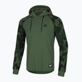 Hanorac pentru bărbați Pitbull West Coast Hilltop Hooded olive