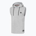 Tank top pentru bărbați  Pitbull Hilltop Hooded Sleeveless grey/melange