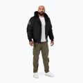 Geacă de iarnă pentru bărbați Pitbull Beejay 2 Hooded Bomber black 2